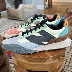 New Balance: Colorful Multi-Tone Sneakers
